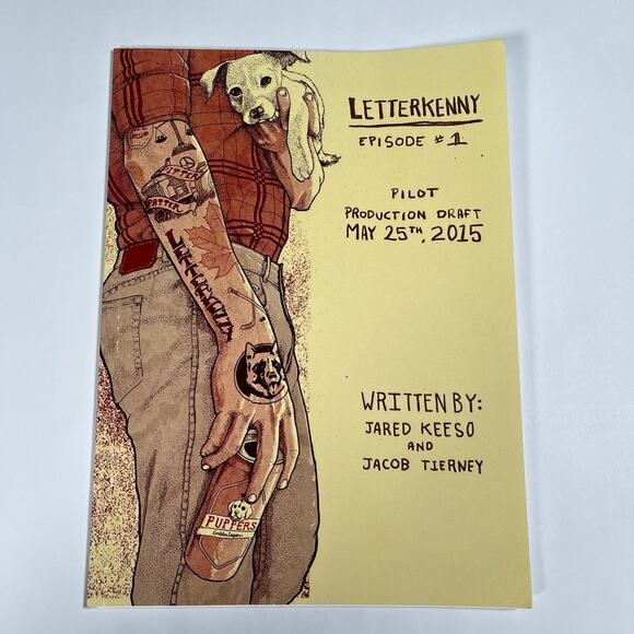 Letterkenny Reproduction Pilot Production Script w/ Facsimile Autographs - Picture 1 of 6